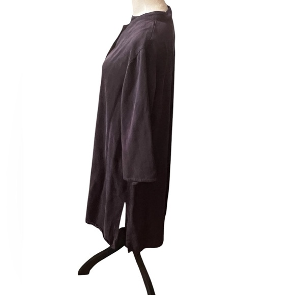 Bryn Walker Dress Womens Med 100% Tencel Minimalist Lagenlook Purple PTP 23 - Picture 3 of 6
